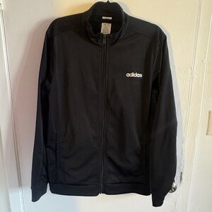 Adidas Black Zip Up Sweater